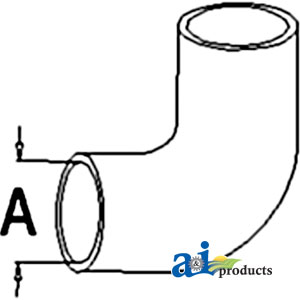 UW4453   Upper Hose---Replaces M518